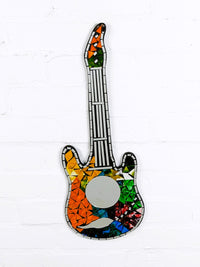 Large Mosaic Guitar Mirror