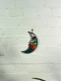 Mosaic Moon Plaque