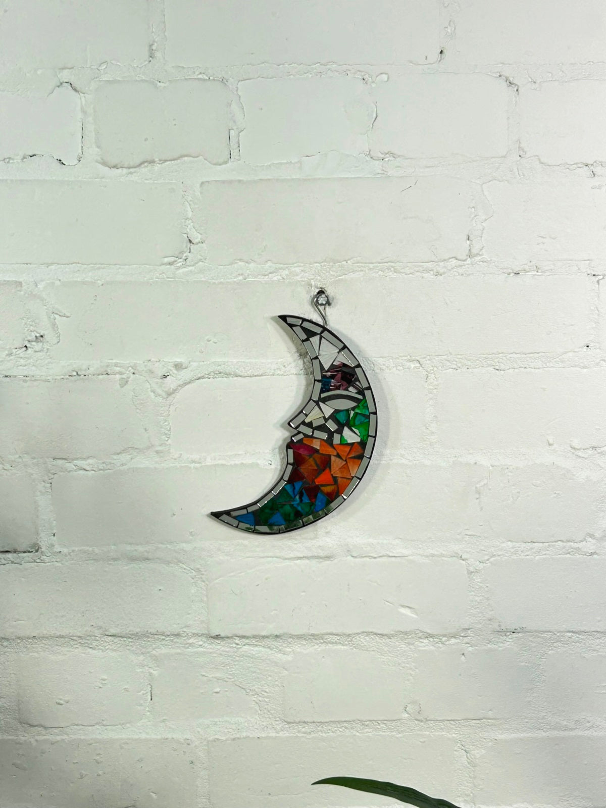 Mosaic Moon Plaque