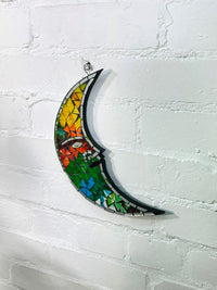 Mosaic Moon Plaque