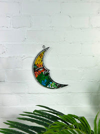 Mosaic Moon Plaque