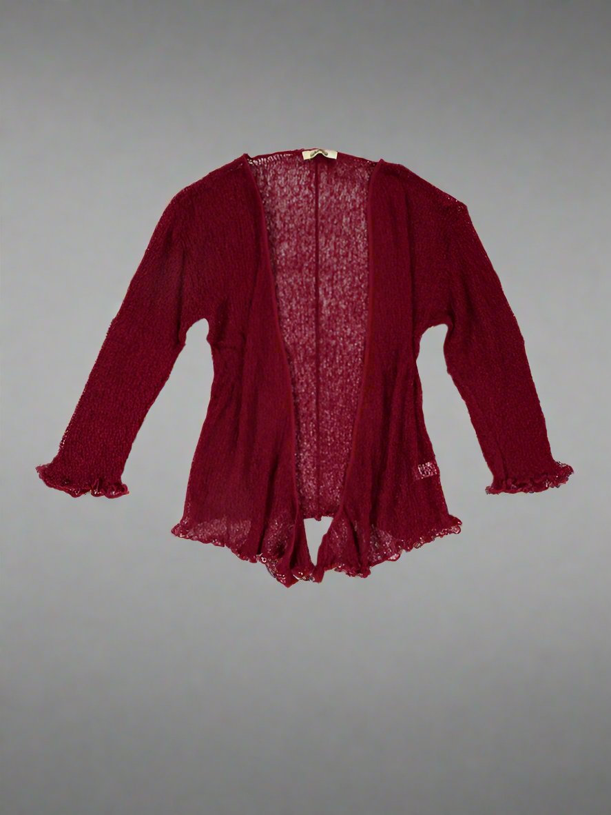 Dark Red Loose Knit Shrug – Gringo Fairtrade