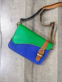 Multi Leather Shoulder Bag
