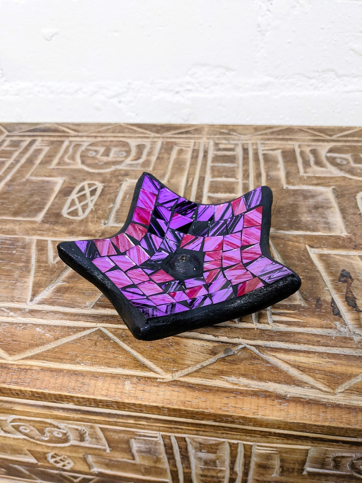 Mosaic Star Incense Holder
