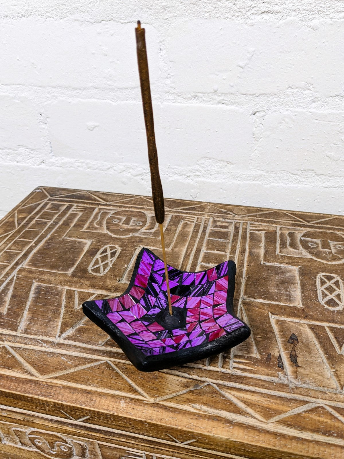 Mosaic Star Incense Holder
