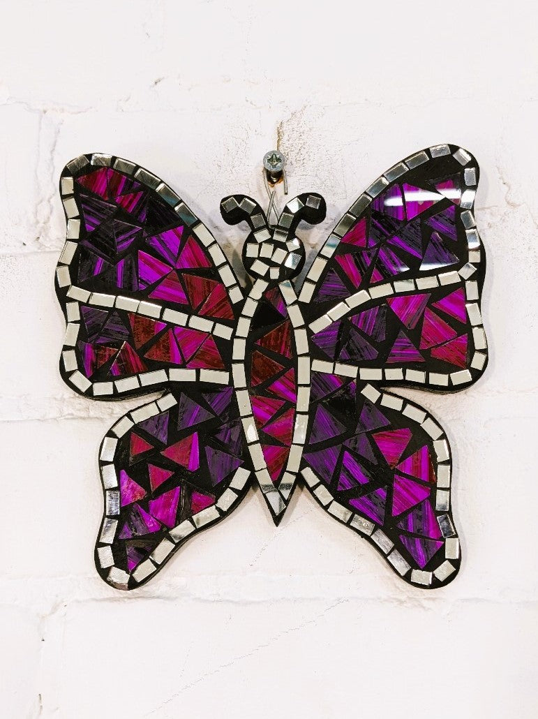 Mosaic Butterfly Wall Hanger
