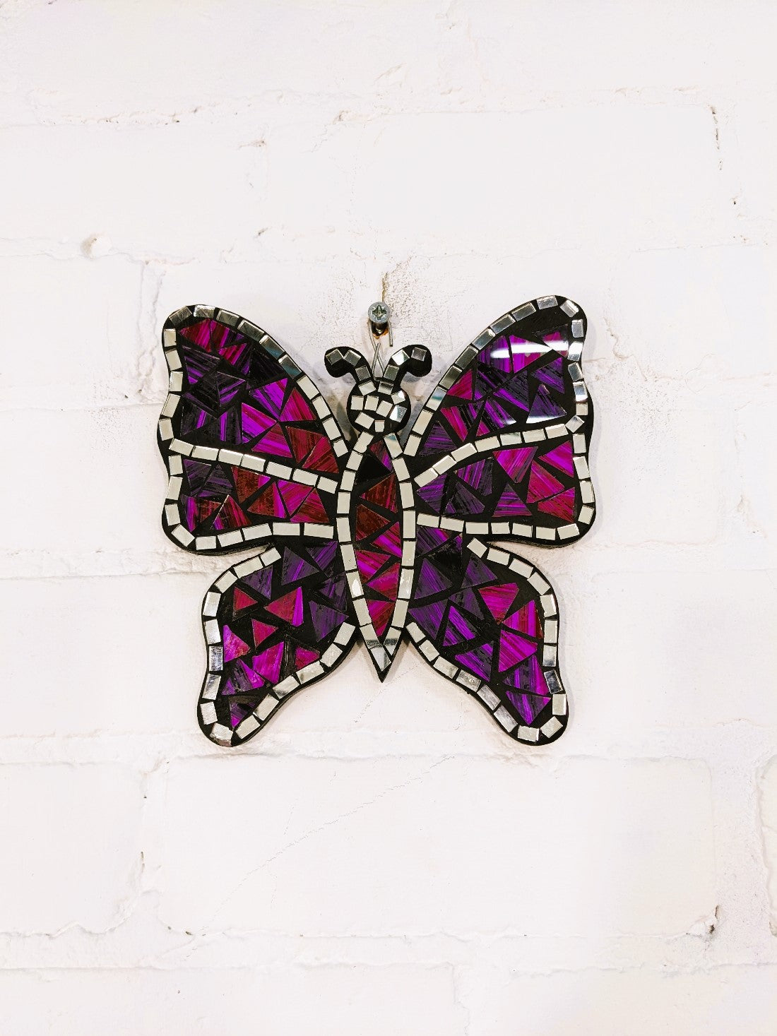 Mosaic Butterfly Wall Hanger