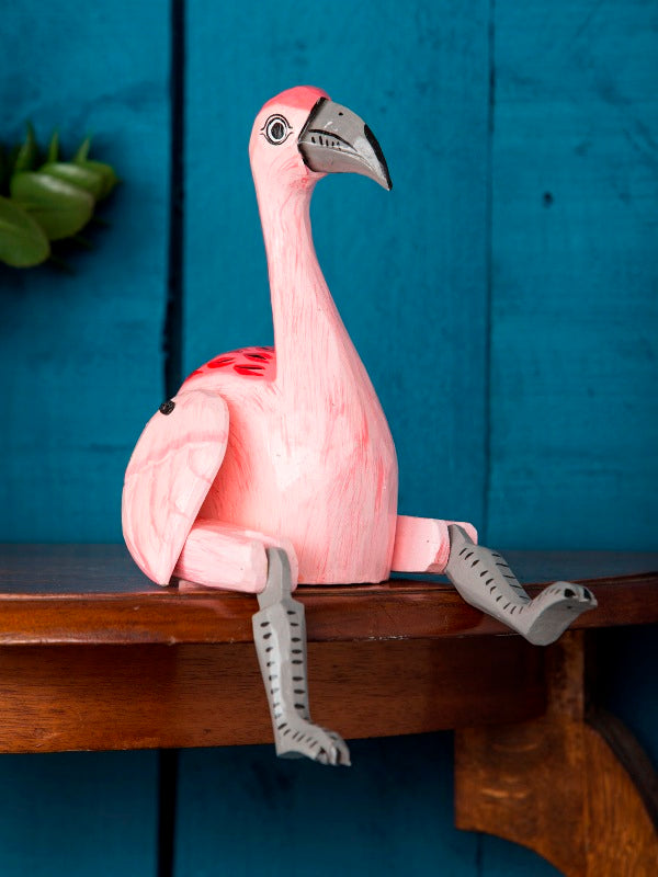 Flamingo Shelf Sitter