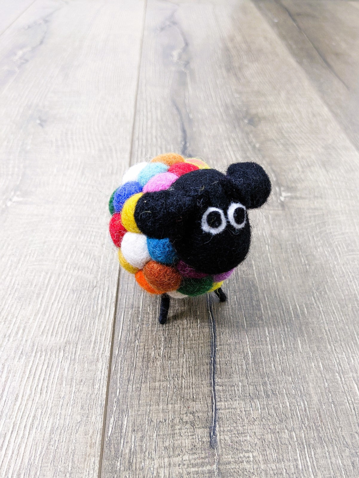 Felt Rainbow Sheep