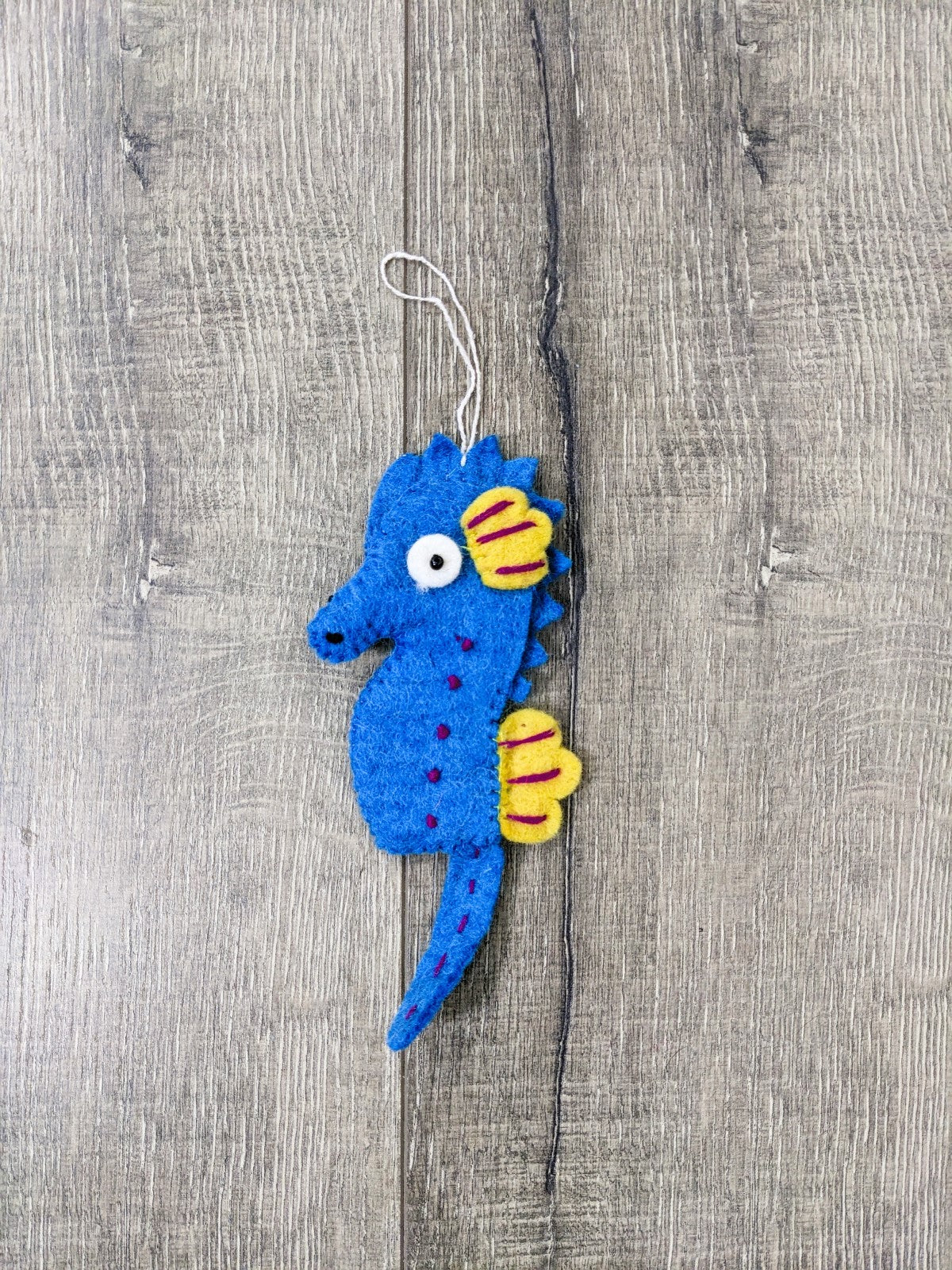 Felt Hanging Seahorse