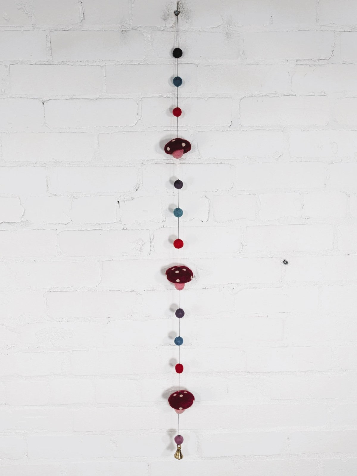 Felt Mushroom Bobble String
