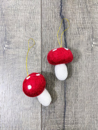 Felt Hanging Toadstool