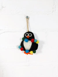 Felt Hanging Penguin with Lights