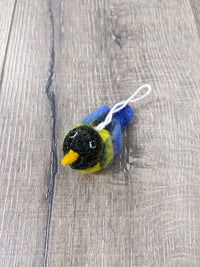 Felt Hanging Blue Tit