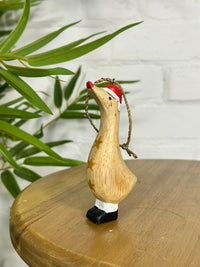 Hanging Christmas Duck
