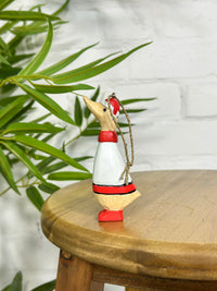 Hanging Christmas Duck