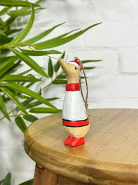 Hanging Christmas Duck