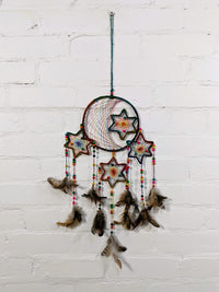 Hemp Star Rainbow Dreamcatcher