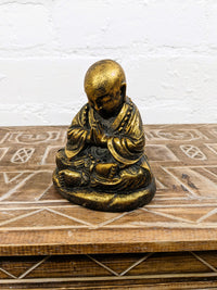 Gold Praying Buddha