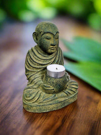 Monk Candle Holder