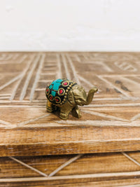 Metal Elephant Incense Holder