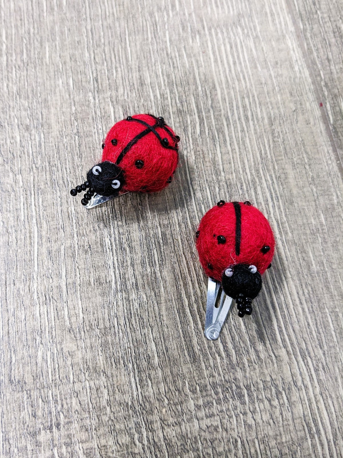 Felt Ladybird Hairclip