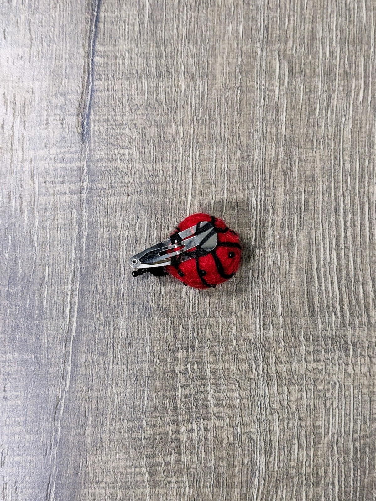 Felt Ladybird Hairclip