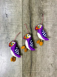 Felt Hanging Puffin