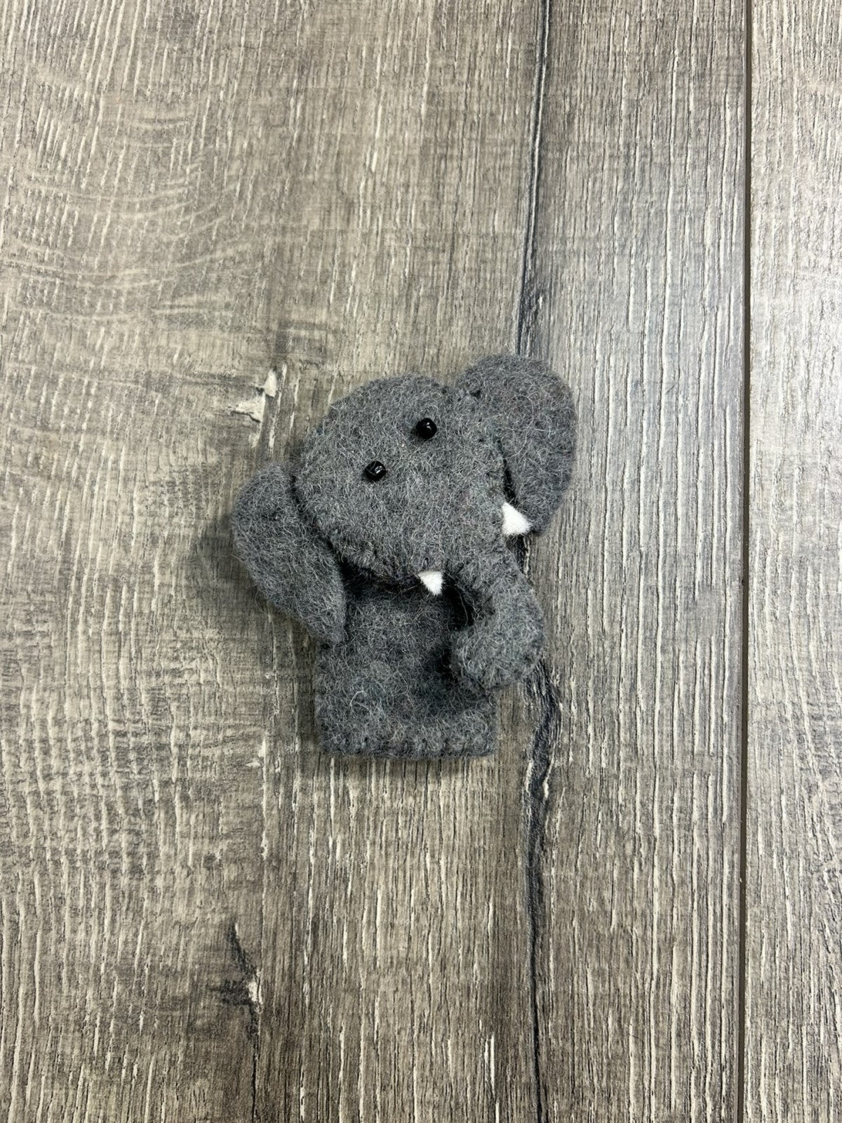 Felt Elephant Finger Puppet
