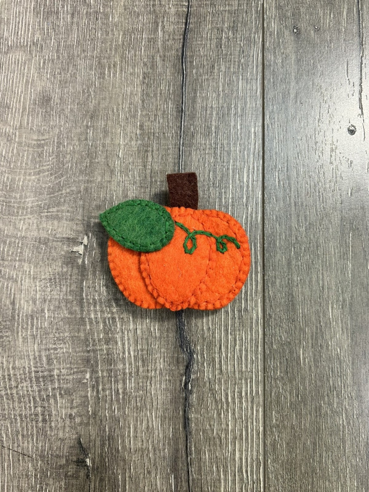 Felt Pumpkin Magnet