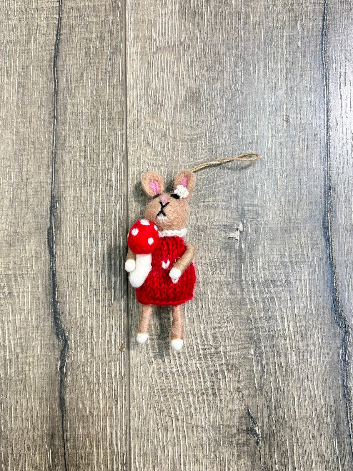 Felt Hanging Mouse In Jumper