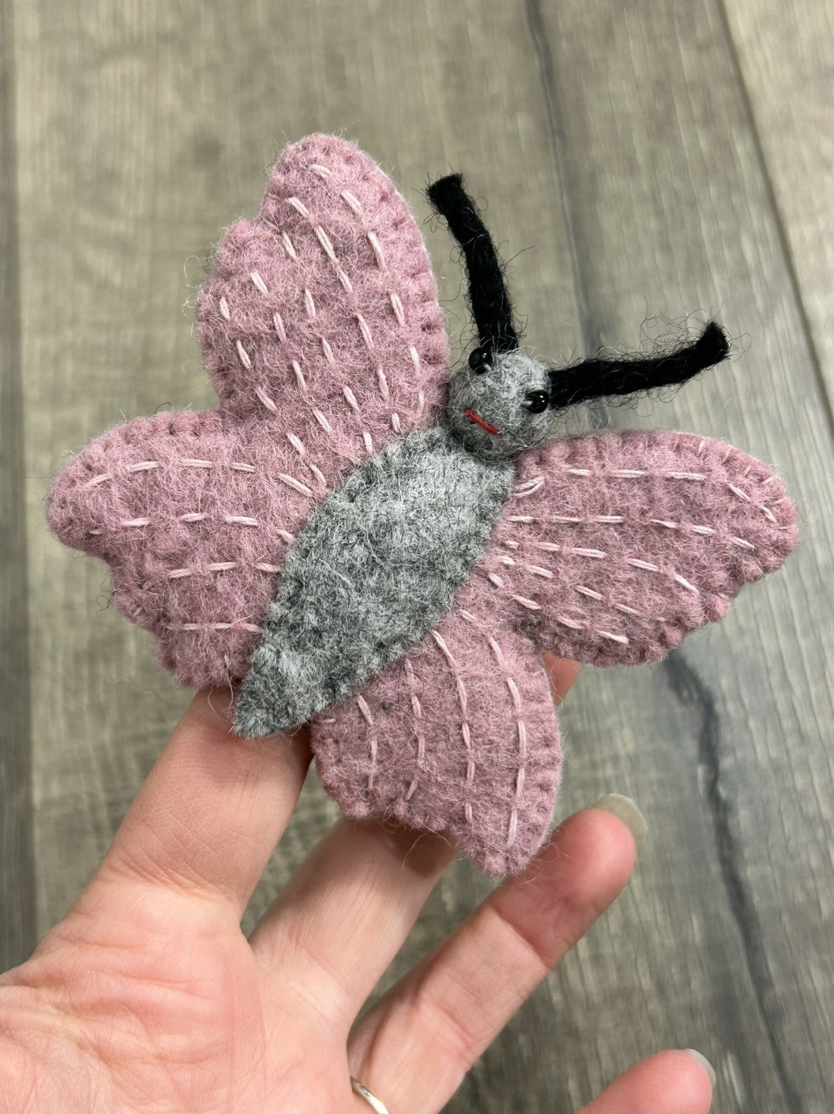 Felt Butterfly Finger Puppet