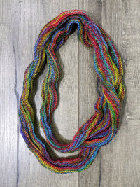 Headband Or Snood Wide Double SpaceTie Dye