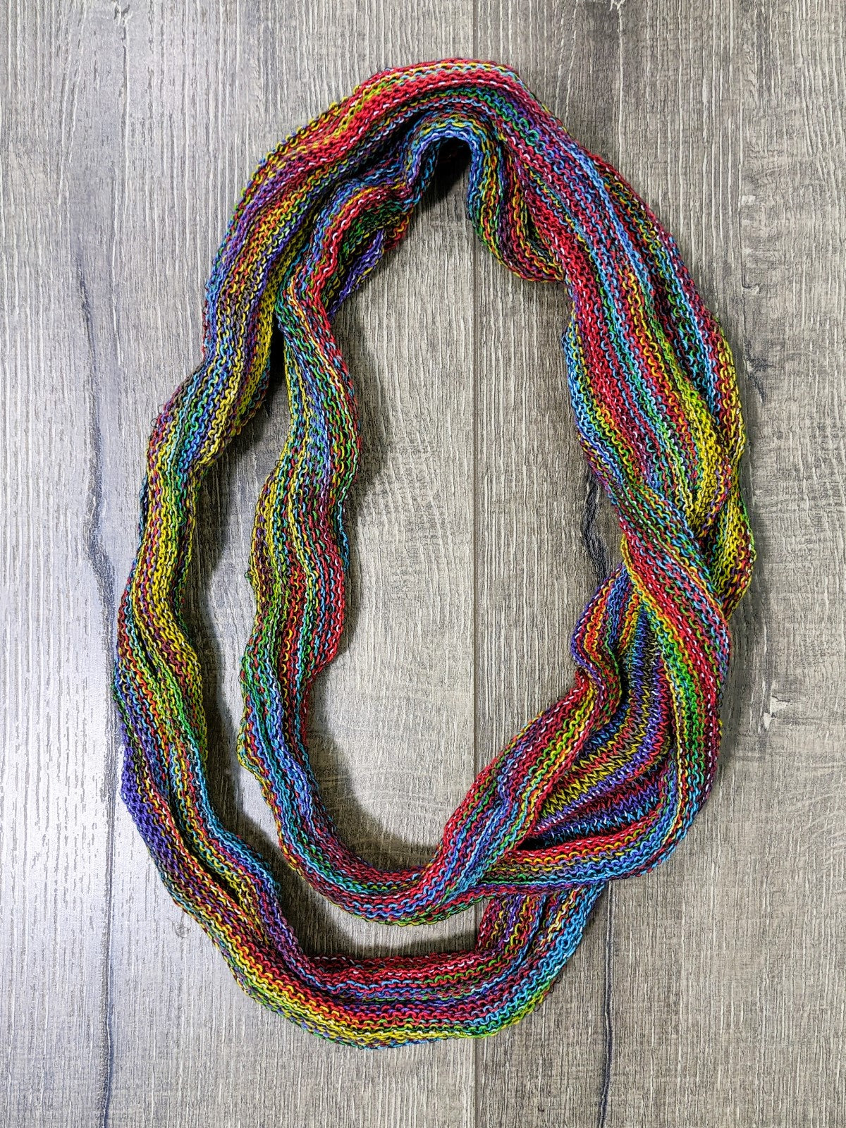 Headband Or Snood Wide Double SpaceTie Dye
