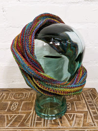 Headband Or Snood Wide Double SpaceTie Dye