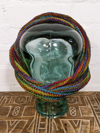 Headband Or Snood Wide Double SpaceTie Dye