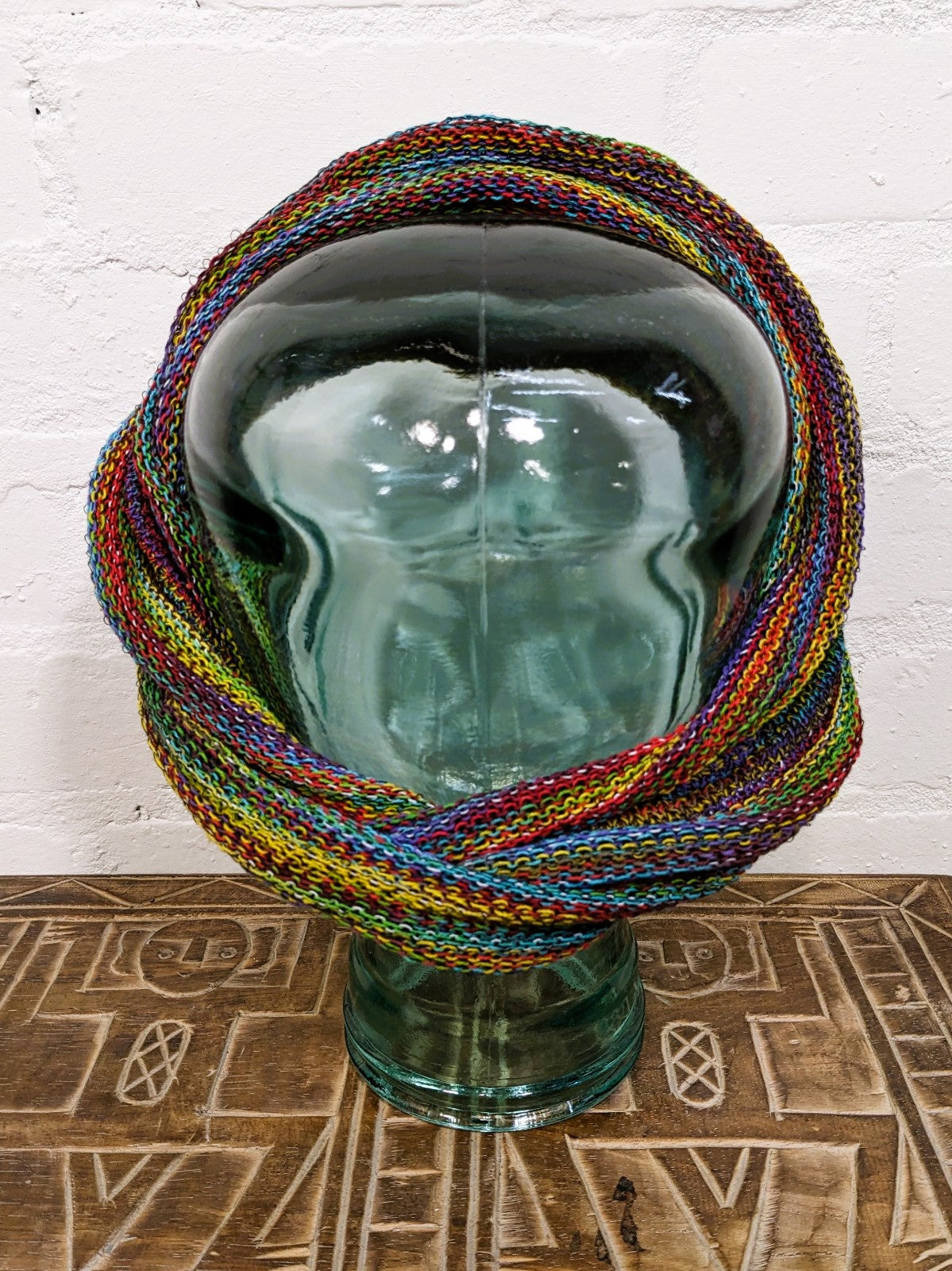 Headband Or Snood Wide Double SpaceTie Dye