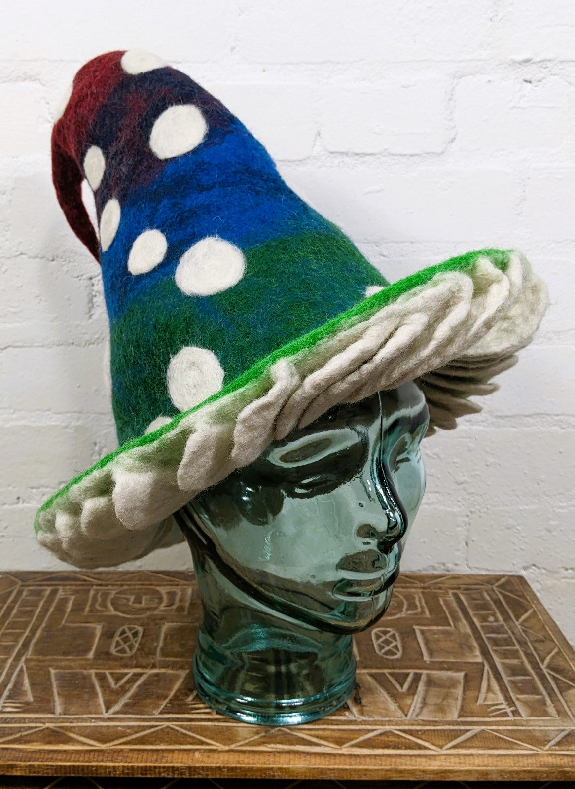 Felt Ombre Spotted Wizard Hat