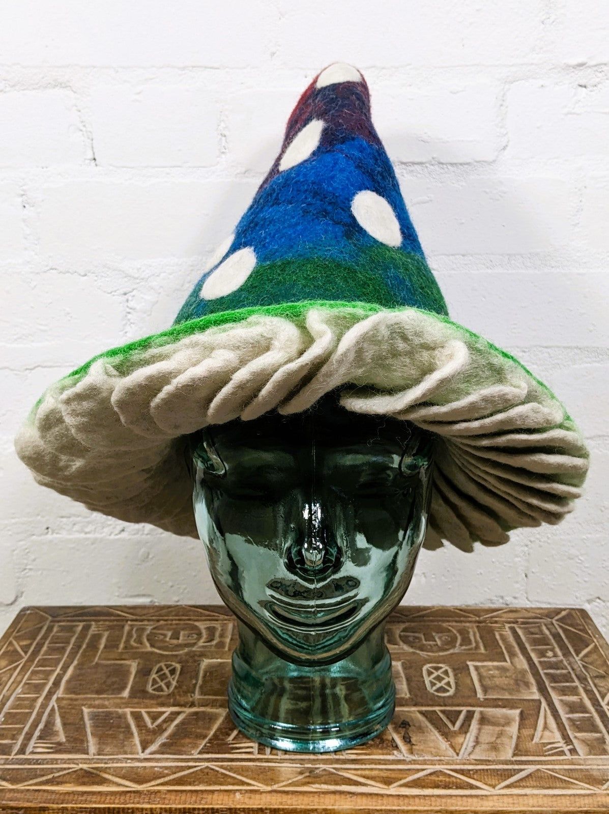 Felt Ombre Spotted Wizard Hat