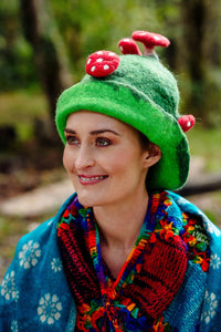 Felt Mushroom Hat