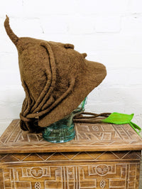 Felt Leaf Tassel Hat