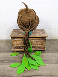 Felt Leaf Tassel Hat