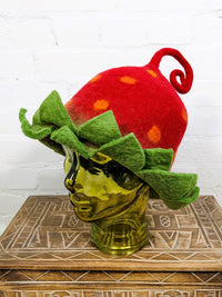 Felt Strawberry Hat