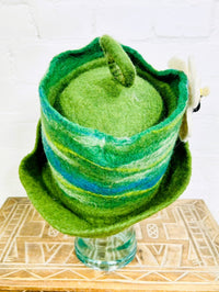 Felt Bee and Flower Top Hat
