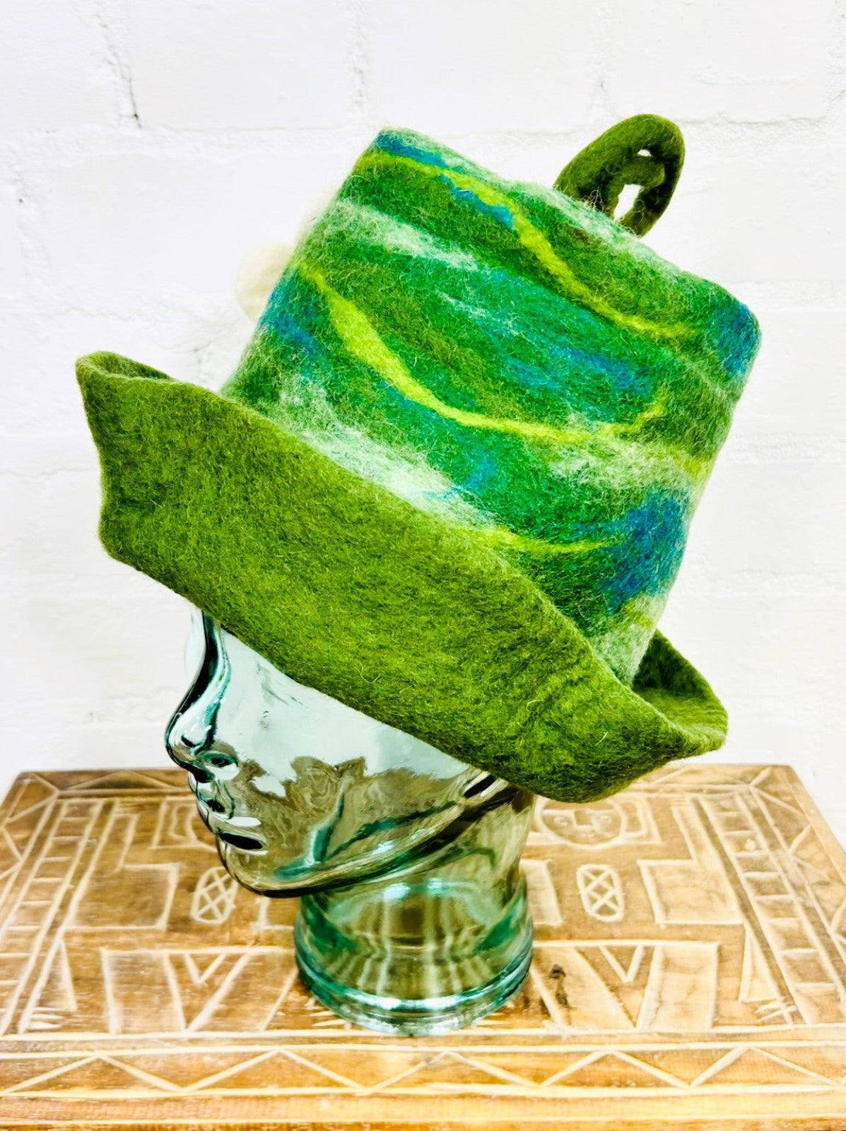Felt Bee and Flower Top Hat