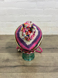 Multicolour Ear Flap Wool Hat
