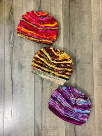 Striped Knitted Beanie