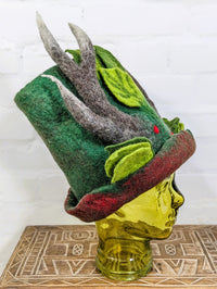 Felt Horn Top Hat