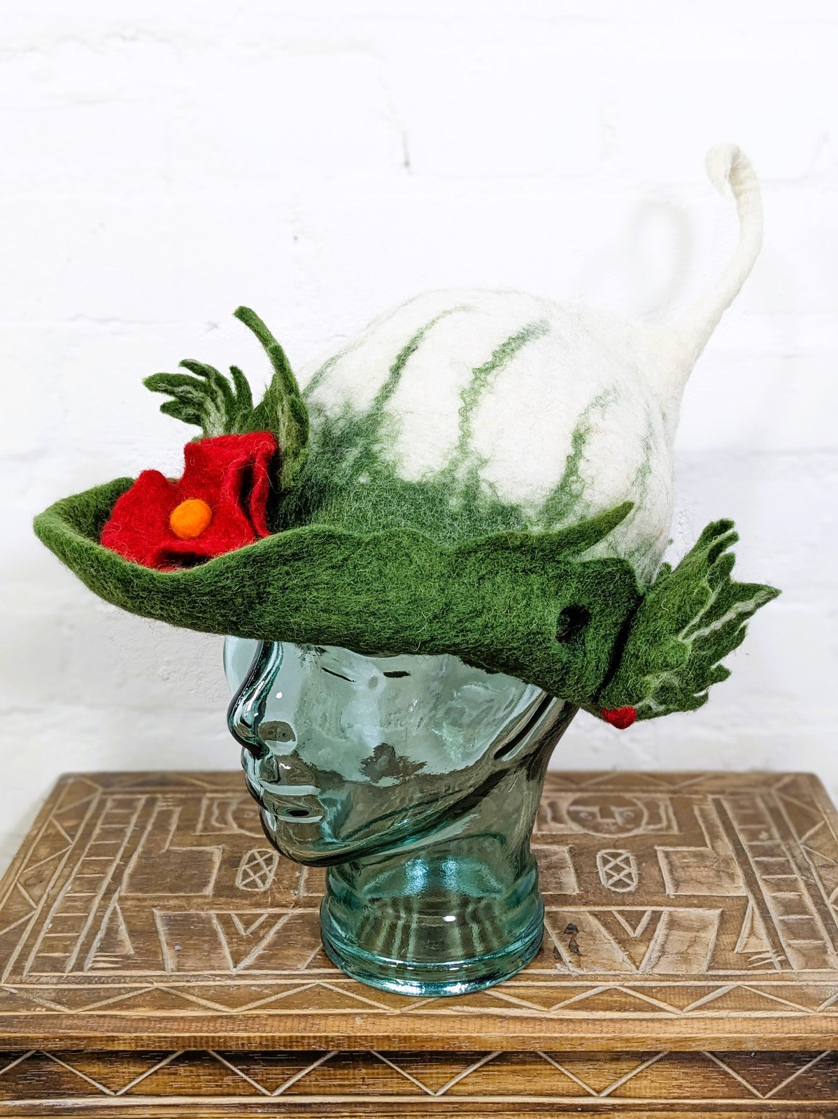 Felt Flower Hat