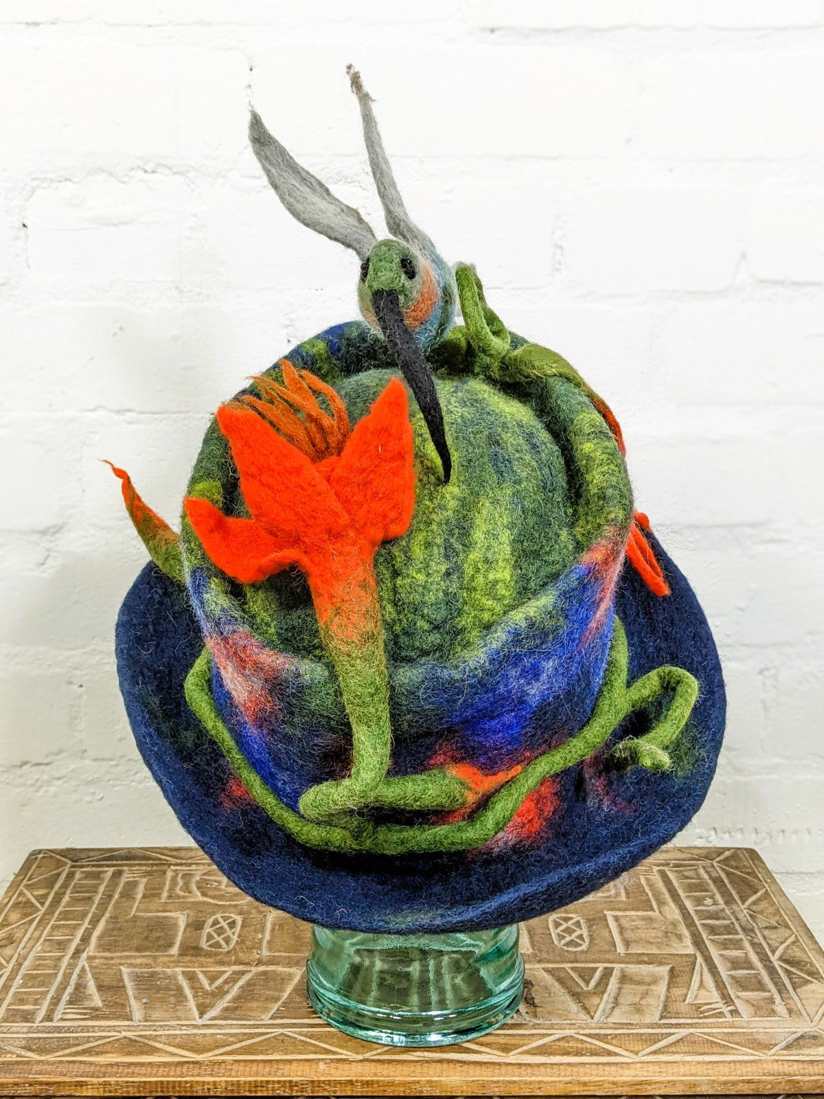 Felt Hummingbird Hat
